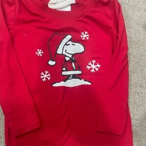 Snoopy  red  Kid Christmas Shirt